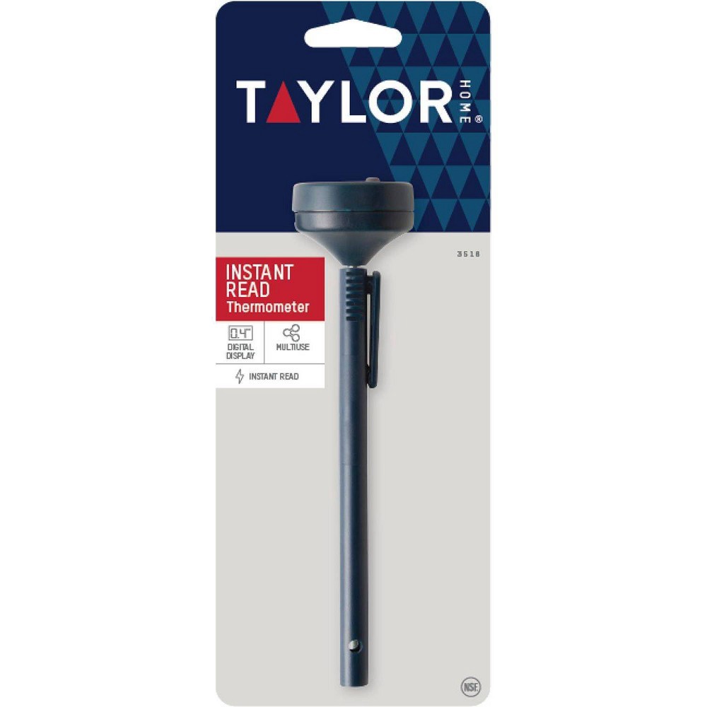 slide 5 of 5, Taylor Digital Instant Read Pocket Thermometer Black, 1 ct
