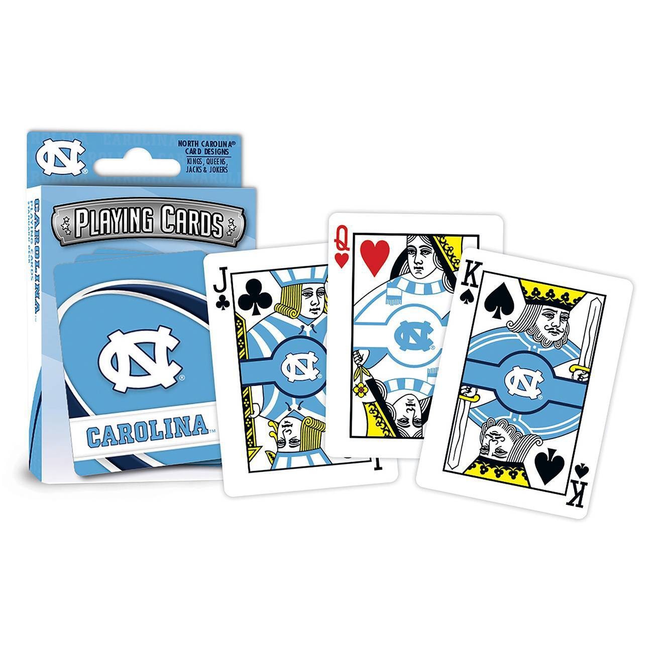 slide 1 of 4, NCAA North Carolina Tar Heels Standard Playing Cards, 1 ct