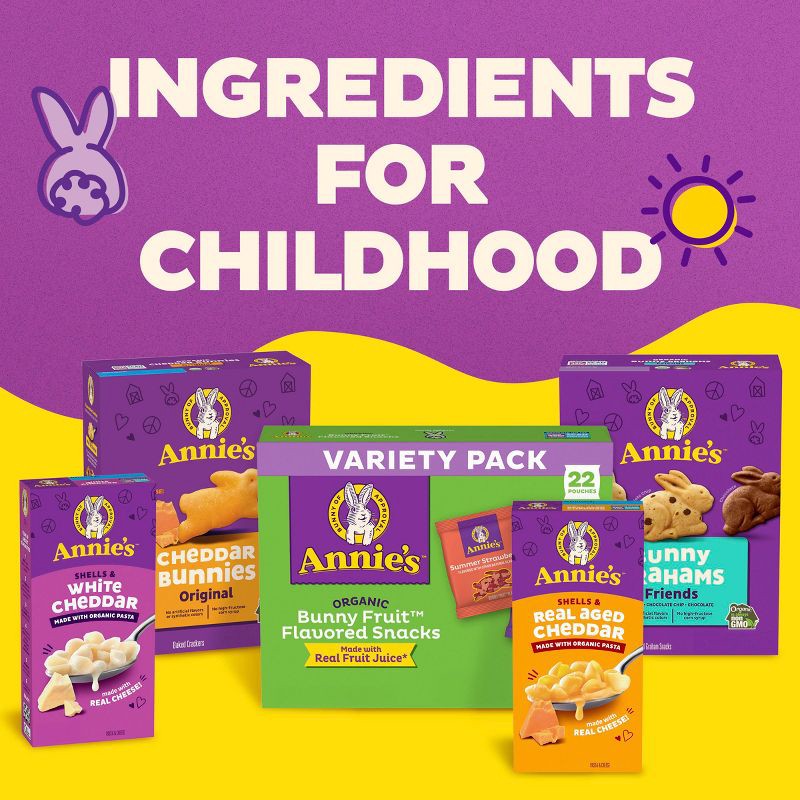 slide 8 of 8, Annie's Organic Shells & White Cheddar Mac and Cheese - 24oz/4pk, 4 ct; 24 oz