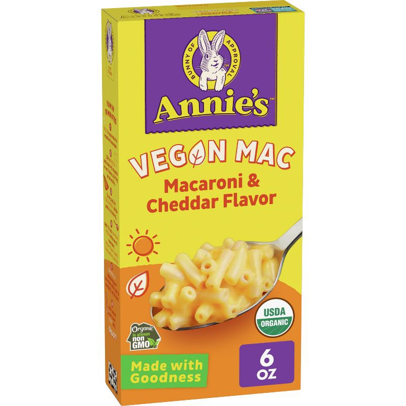 slide 12 of 12, Annie's Organic Vegan Cheddar Mac and Cheese - 6oz, 6 oz