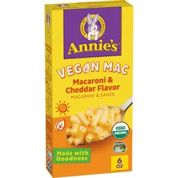 Annie's Organic Vegan Cheddar Mac and Cheese - 6oz
