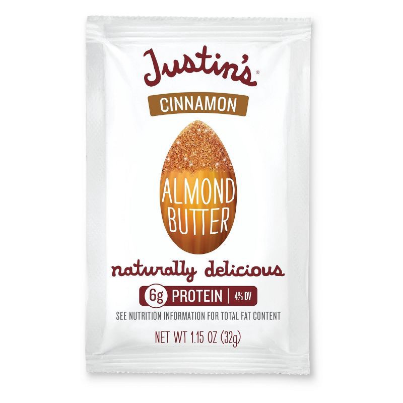 slide 1 of 4, Justin's Cinnamon Almond Butter Pouch - 1.15oz, 1.15 oz