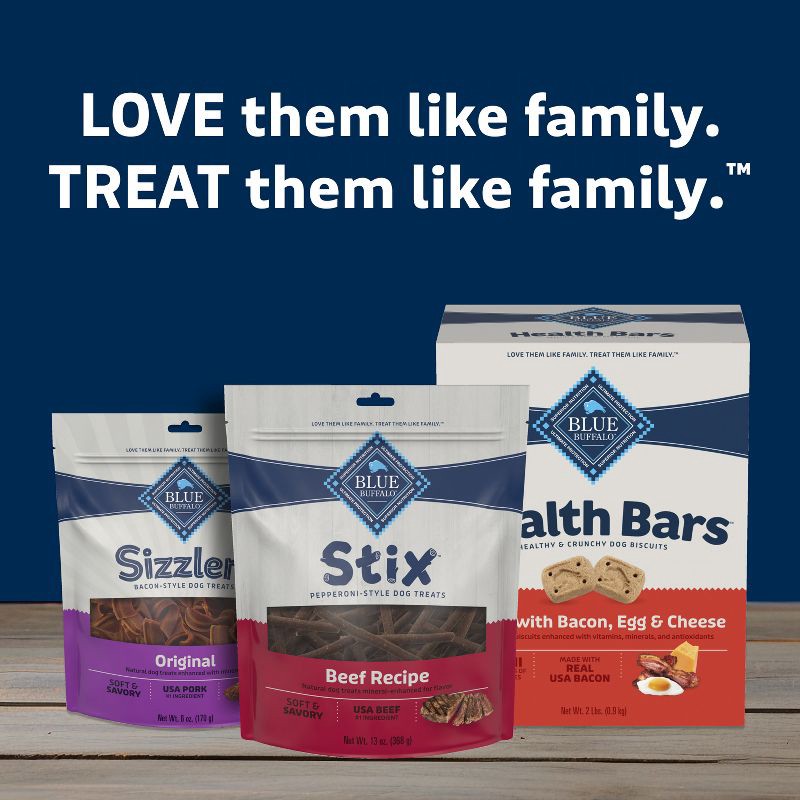 slide 9 of 9, Blue Buffalo Stix Natural Soft-Moist Dog Treats with Beef Recipe - 5oz, 5 oz