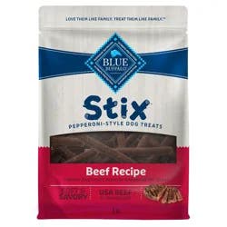 Blue Buffalo Stix Natural Soft-Moist Dog Treats with Beef Recipe - 5oz
