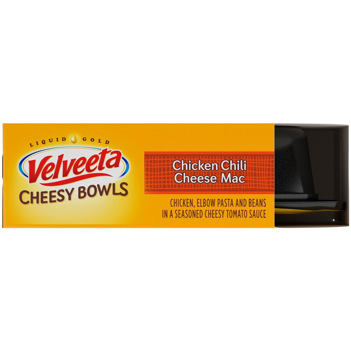 slide 3 of 8, Velveeta Kraft Velveeta Cheesy Bowls Chicken Chili Cheese Mac 9 oz Sleeve, 9 oz