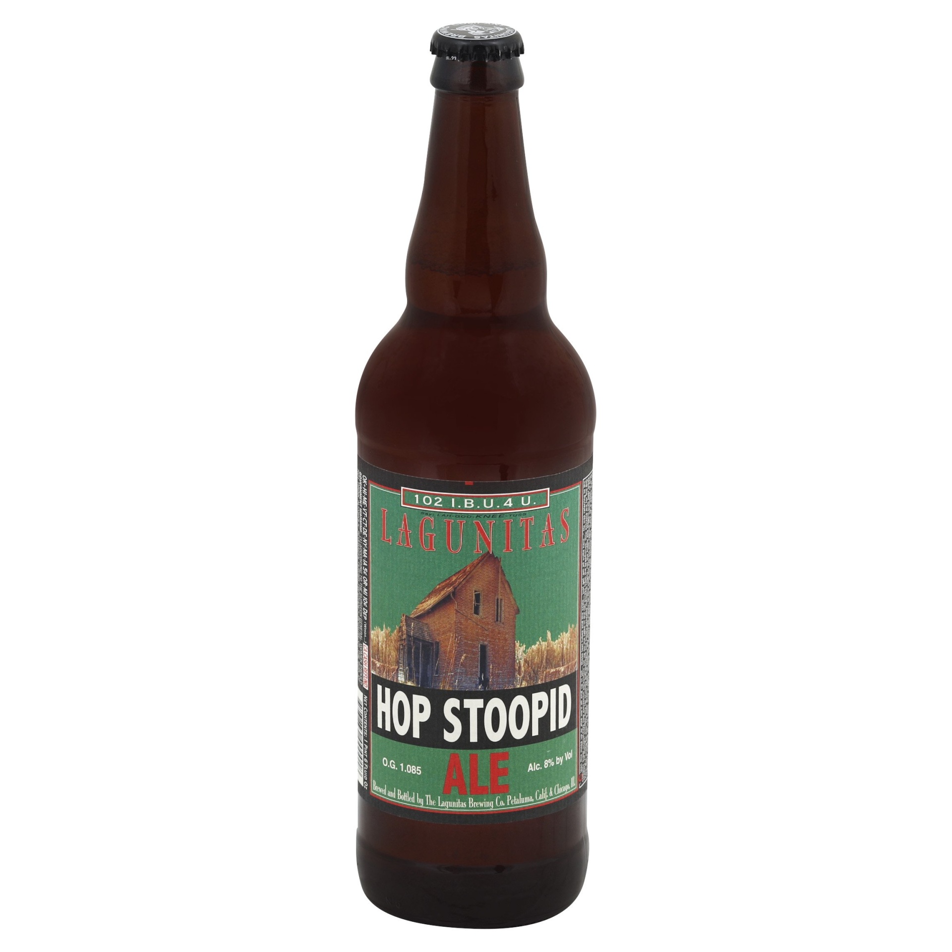 slide 1 of 1, Lagunitas Hop Stoopid Ale Single, 22 fl oz