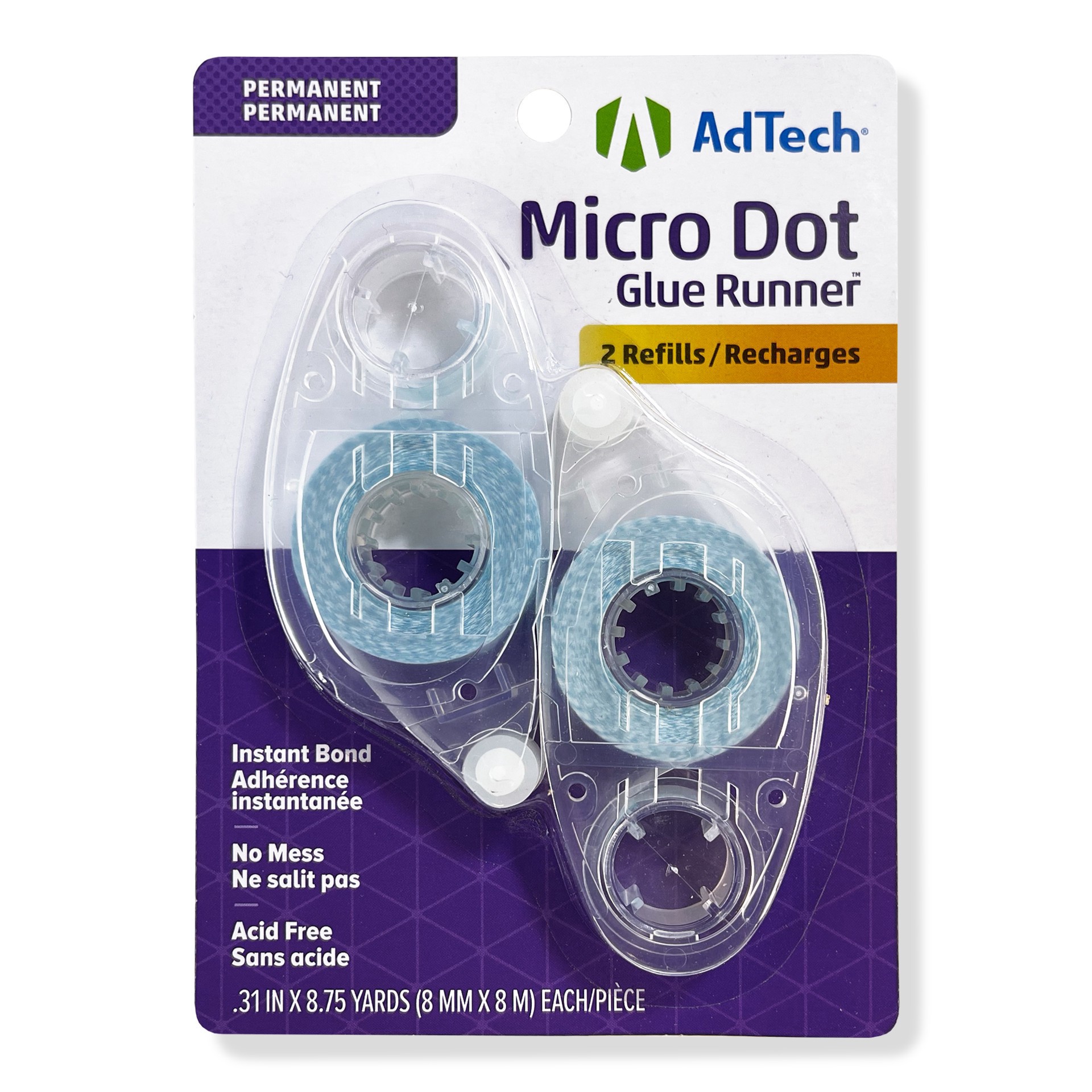 slide 5 of 5, Adtech Micro Dot Glue Runner, 2ct., 2 ct