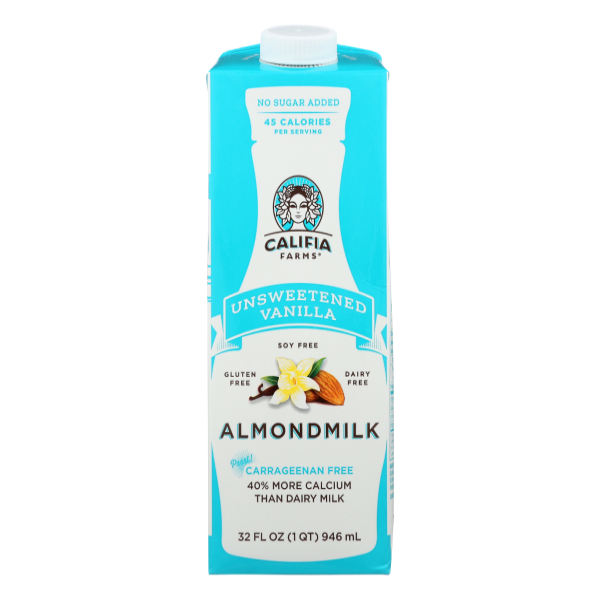 Califia Farms Unsweetened Vanilla Almondmilk 32 Fl Oz | Shipt