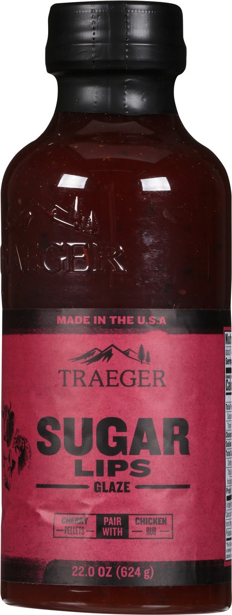 slide 6 of 9, Traeger Glaze, Sugar Lips, 22 oz
