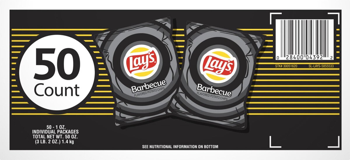 slide 5 of 12, Lay's Potato Chips, 50 oz