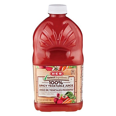 slide 1 of 1, Hill Country Fare VeggieTwist Spicy Vegetable Juice - 46 oz, 46 oz