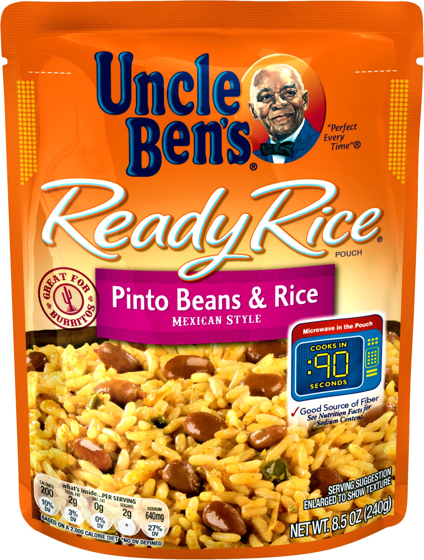 slide 1 of 3, Ben's Original Ready Rice Pouch Pinto Beans & Rice, 8.5 oz., 8.5 oz