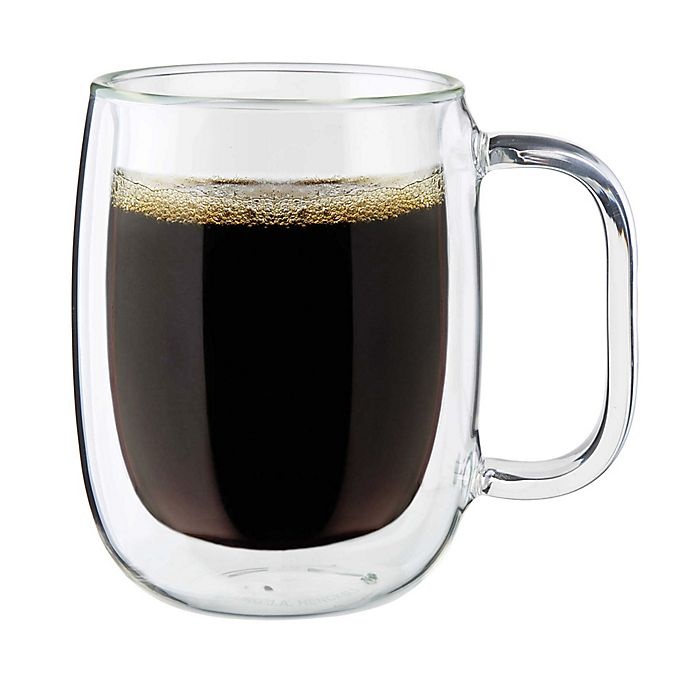 slide 1 of 1, Zwilling Sorrento Plus Double Wall Coffee Glasses, 2 ct