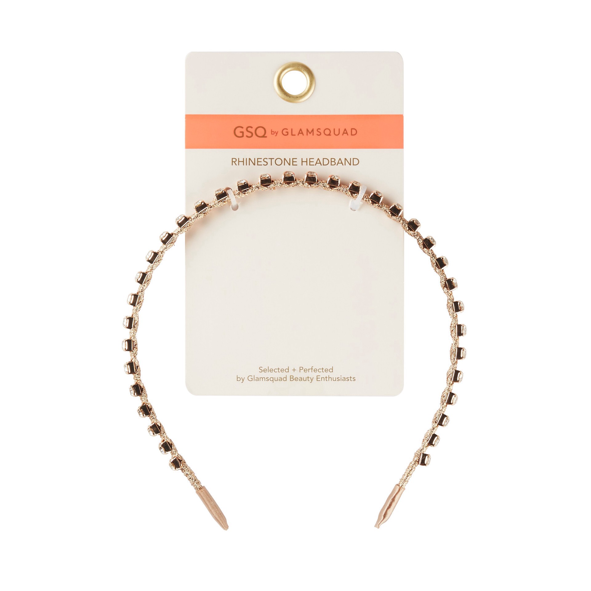 slide 1 of 1, GSQ by GLAMSQUAD Gsq Thin Rhinestone Headband, 2 ct