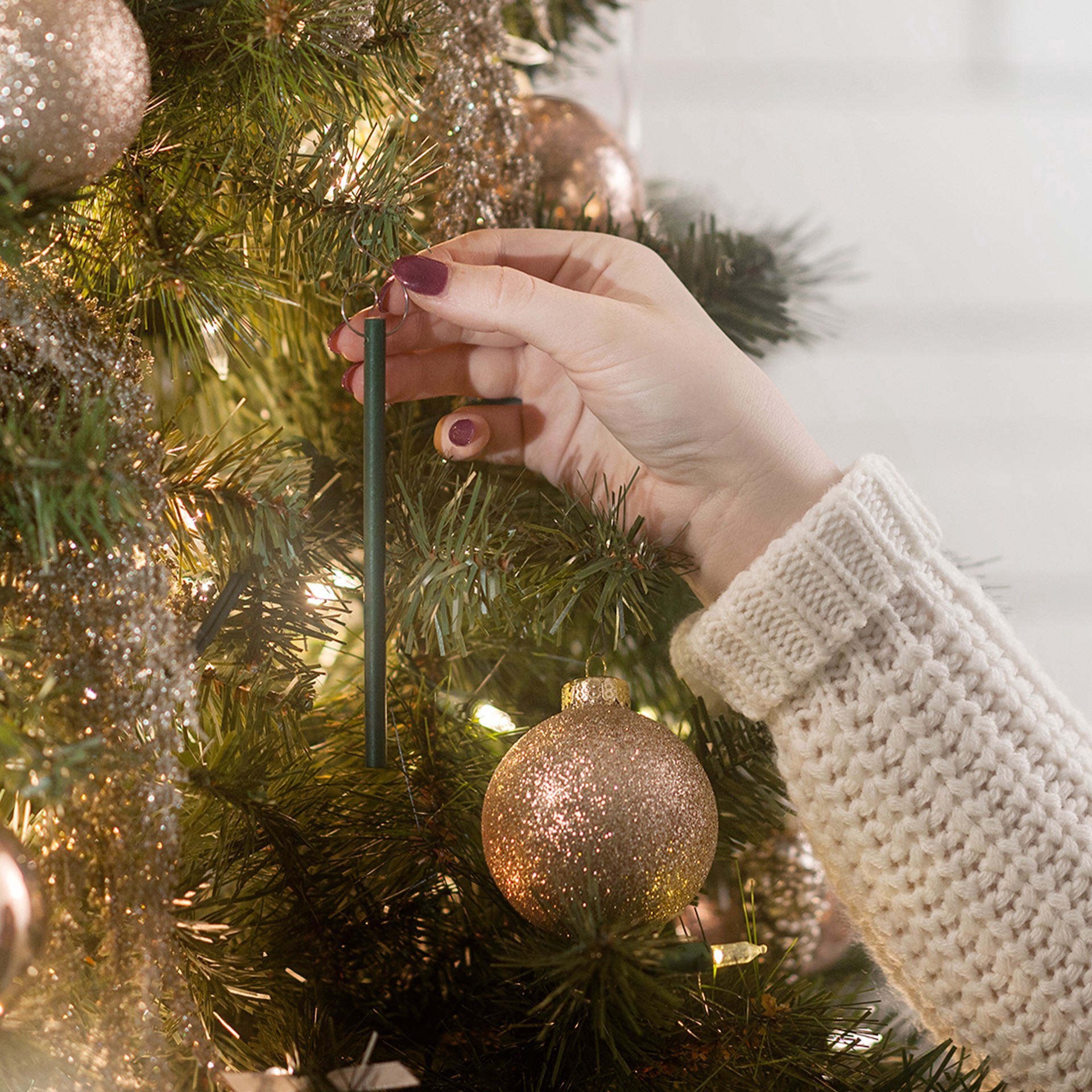 slide 4 of 4, Scentsicles Snowberry Pine Scented Ornament Sticks, 6ct., 6 ct