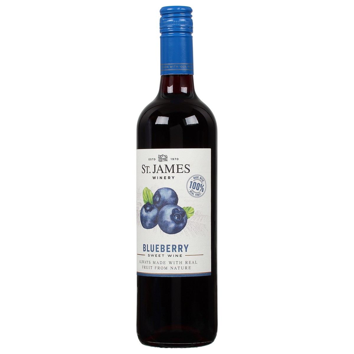 slide 8 of 9, St. James Winery Winery Blueberry Wine, 750 ml