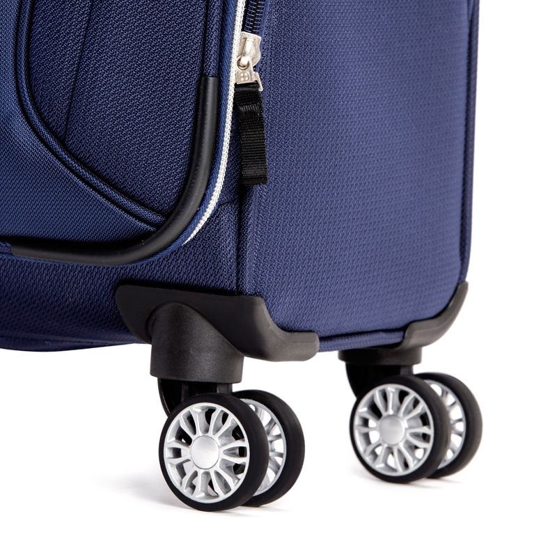 slide 3 of 7, SWISSGEAR Checklite Softside Carry On Suitcase - Deep Navy, 1 ct
