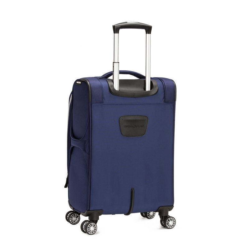 slide 4 of 7, SWISSGEAR Checklite Softside Carry On Suitcase - Deep Navy, 1 ct