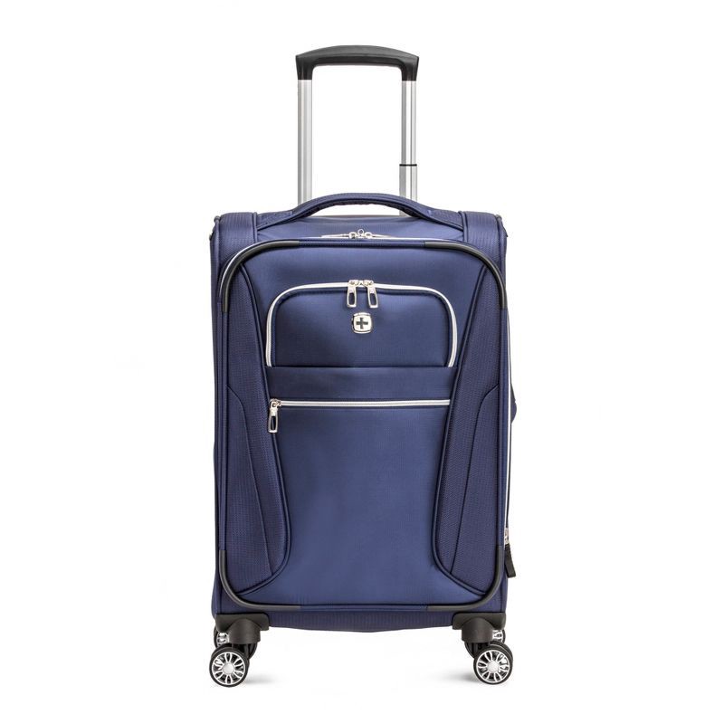 slide 7 of 7, SWISSGEAR Checklite Softside Carry On Suitcase - Deep Navy, 1 ct