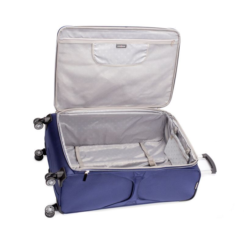 slide 2 of 7, SWISSGEAR Checklite Softside Large Checked Suitcase - Deep Navy, 1 ct