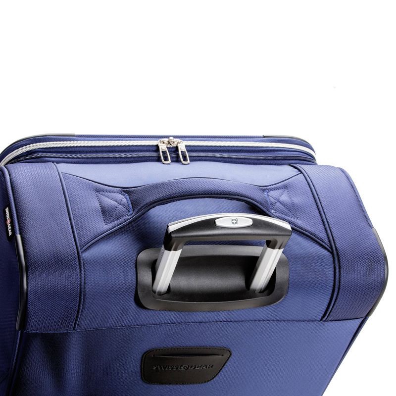 slide 3 of 7, SWISSGEAR Checklite Softside Large Checked Suitcase - Deep Navy, 1 ct