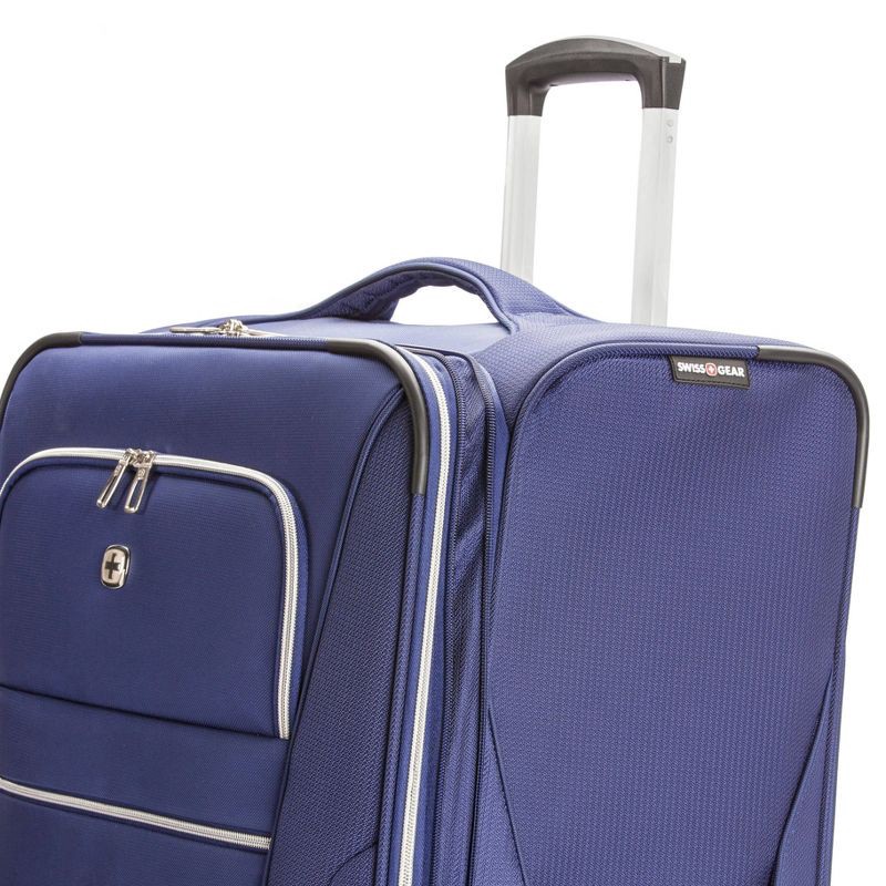 slide 5 of 7, SWISSGEAR Checklite Softside Large Checked Suitcase - Deep Navy, 1 ct