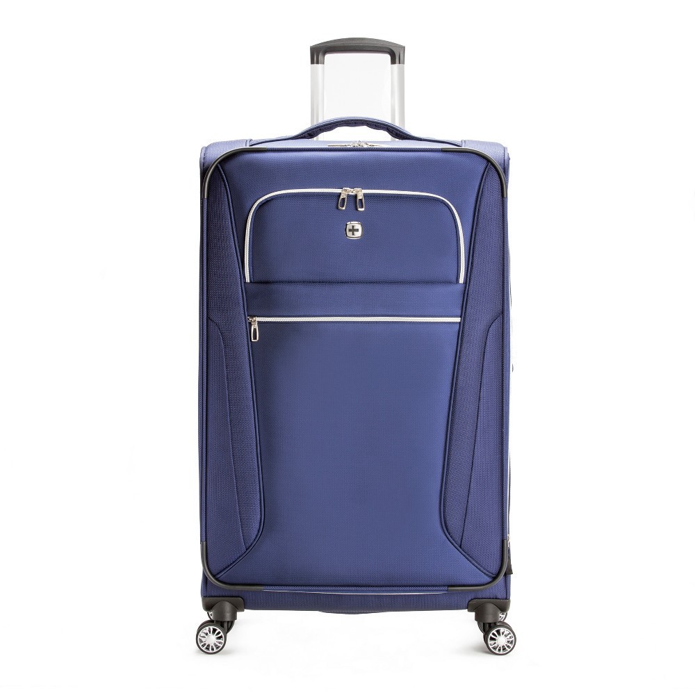 slide 7 of 7, SWISSGEAR Checklite Softside Large Checked Suitcase - Deep Navy, 1 ct