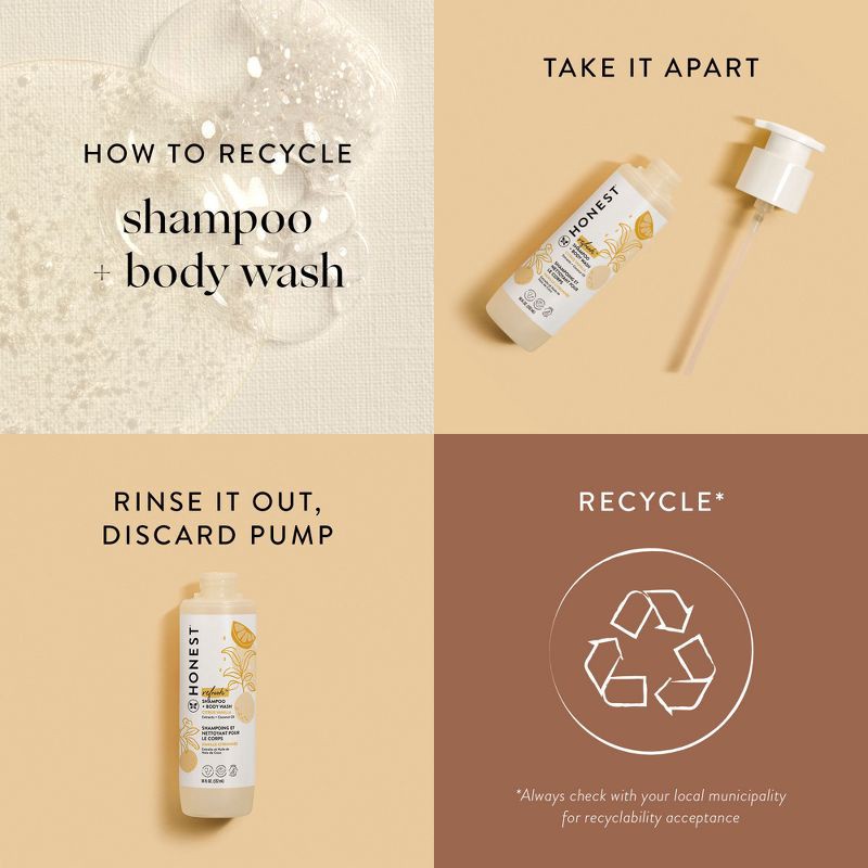 slide 5 of 6, The Honest Company Refresh Shampoo + Body Wash - Citrus Vanilla - 18 fl oz, 18 fl oz