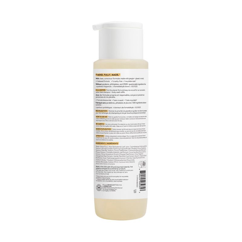 slide 6 of 6, The Honest Company Refresh Shampoo + Body Wash - Citrus Vanilla - 18 fl oz, 18 fl oz