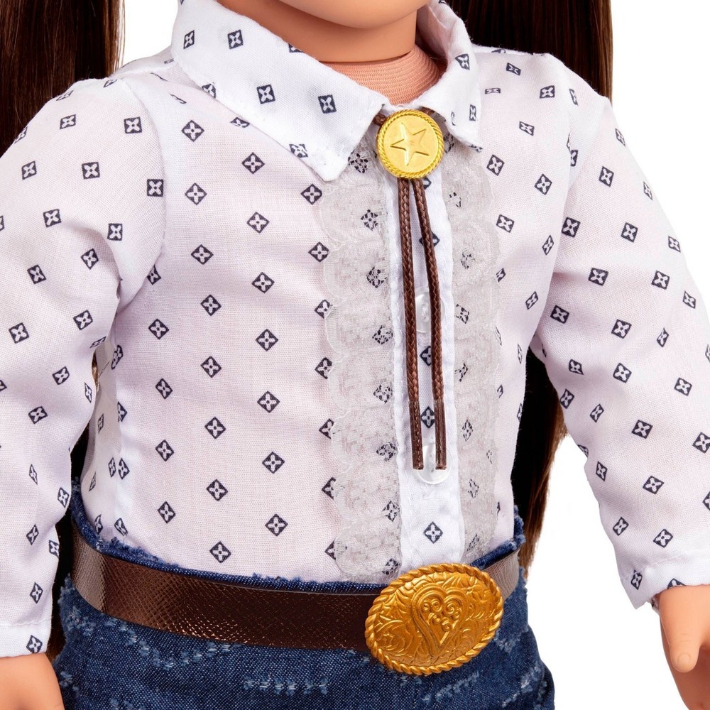 slide 3 of 5, Our Generation Darcy-Lynn 18" Cowgirl Doll, 1 ct