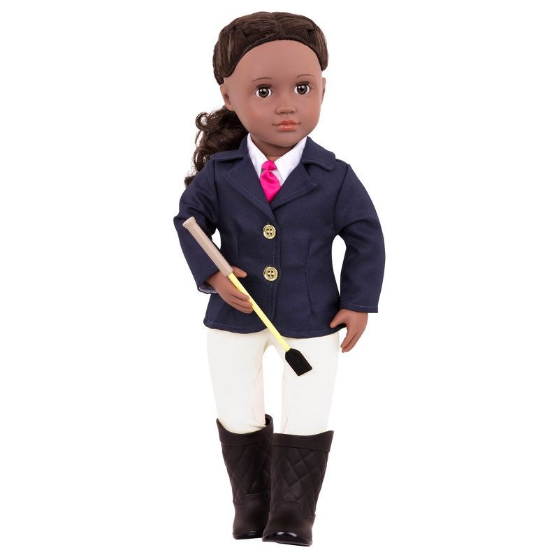 slide 2 of 4, Our Generation Rashida with Book & Outfit 18" Posable Horseback Riding Doll, 1 ct
