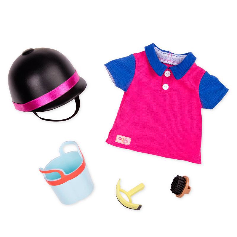 slide 3 of 4, Our Generation Rashida with Book & Outfit 18" Posable Horseback Riding Doll, 1 ct