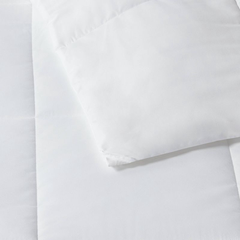 slide 4 of 6, Full/Queen All Season Comforter Insert White - Room Essentials™: Hypoallergenic Down Alternative, Percale Weave, OEKO-TEX Certified, 1 ct