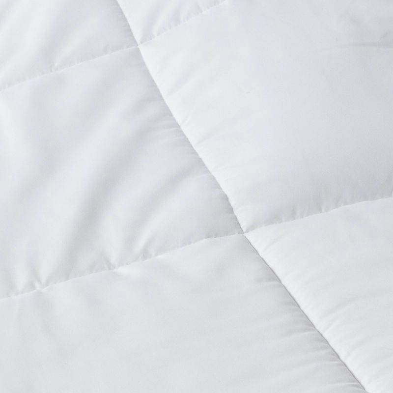 slide 6 of 6, Full/Queen All Season Comforter Insert White - Room Essentials™: Hypoallergenic Down Alternative, Percale Weave, OEKO-TEX Certified, 1 ct