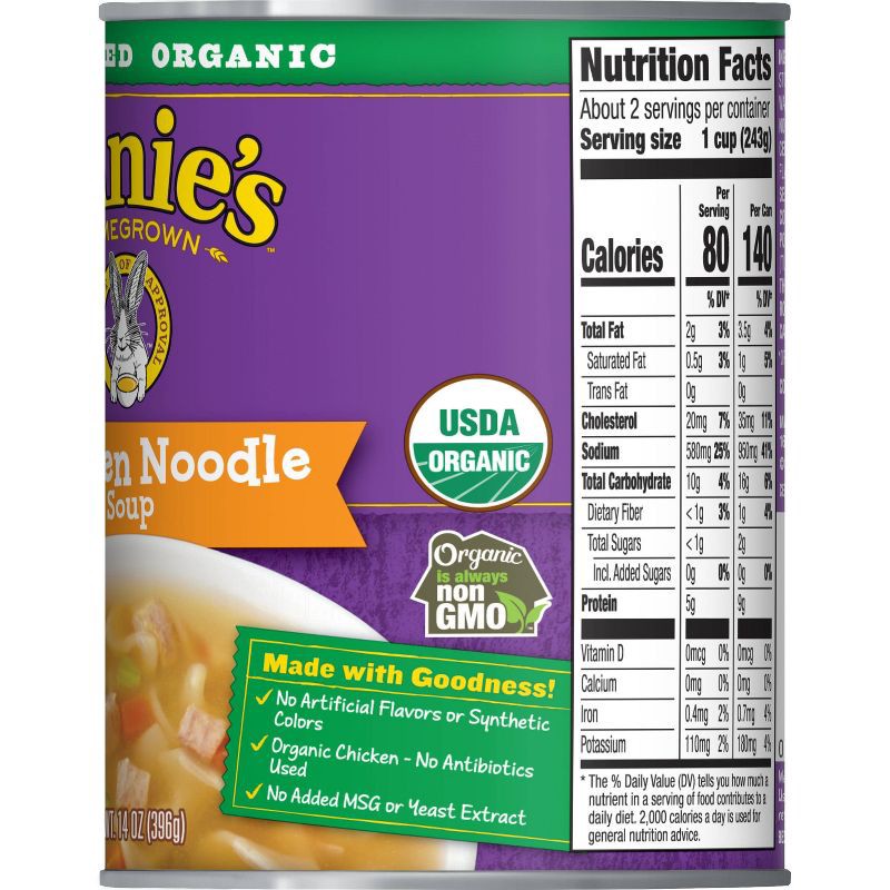 slide 8 of 8, Annie's Organic Chicken Noodle Soup - 14oz, 14 oz