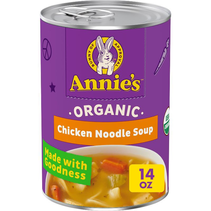 slide 1 of 8, Annie's Organic Chicken Noodle Soup - 14oz, 14 oz