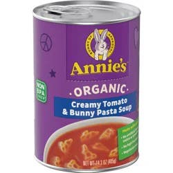 Annie's Organic Creamy Tomato Soup with Bunny Pasta - 14.3oz