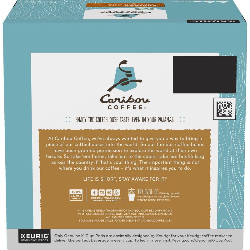 slide 6 of 7, Caribou Coffee Caribou Blend Keurig K-Cup Coffee Pods - Medium Roast - 44ct, 44 ct