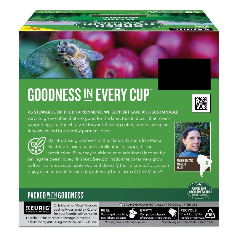 slide 3 of 8, Green Mountain Coffee Dark Magic Keurig K-Cup Coffee Pods - Dark Roast - 48ct, 48 ct