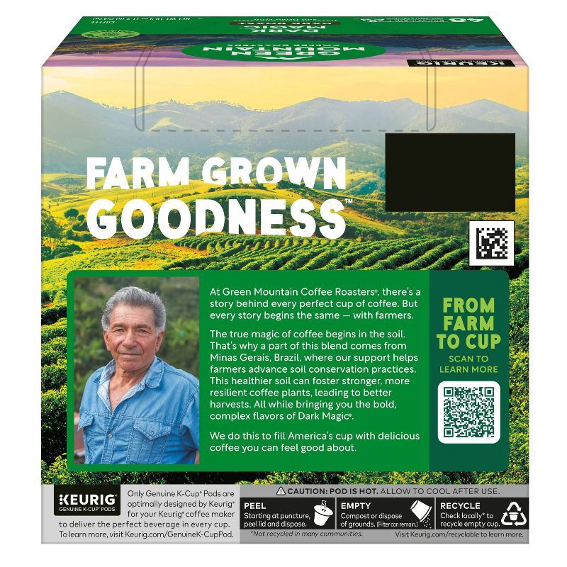 slide 19 of 19, Green Mountain Coffee Dark Magic Keurig K-Cup Coffee Pods - Dark Roast - 48ct, 48 ct