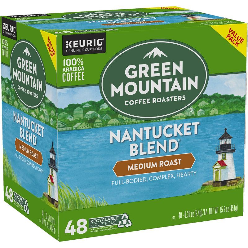 slide 5 of 9, Green Mountain Coffee Nantucket Blend Keurig K-Cup Coffee Pods - Medium Roast - 48ct, 48 ct