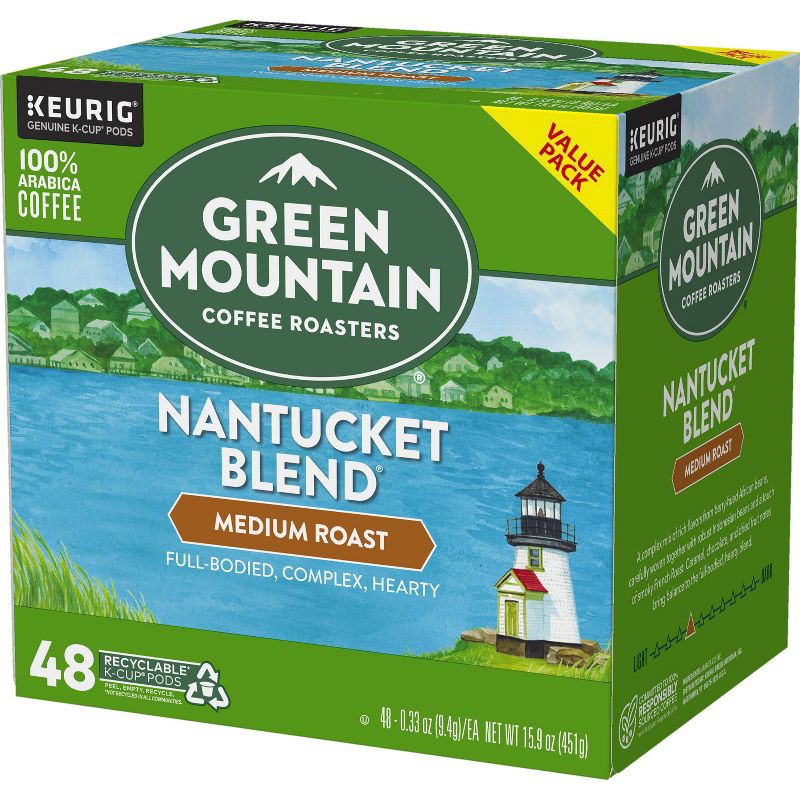 slide 6 of 9, Green Mountain Coffee Nantucket Blend Keurig K-Cup Coffee Pods - Medium Roast - 48ct, 48 ct