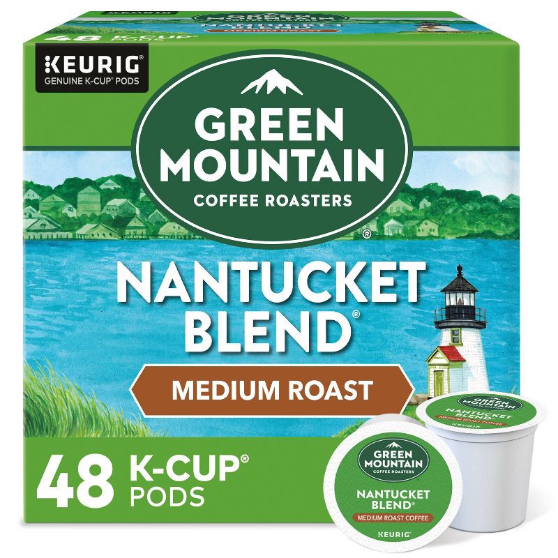 slide 1 of 9, Green Mountain Coffee Nantucket Blend Keurig K-Cup Coffee Pods - Medium Roast - 48ct, 48 ct