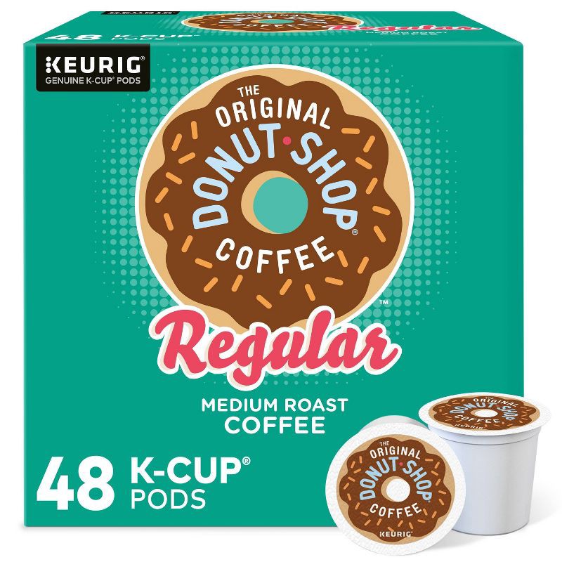 slide 1 of 9, Keurig The Original Donut Shop Regular K-Cup Coffee Pods - Medium Roast - 48ct, 48 ct