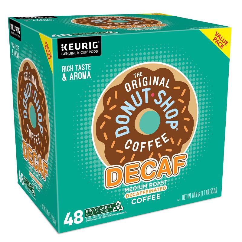 slide 14 of 16, The Original Donut Shop Decaf Medium Roast Keurig K-Cup Coffee Pods - 48ct, 48 ct