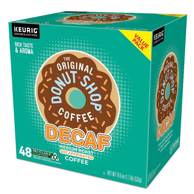 slide 15 of 16, The Original Donut Shop Decaf Medium Roast Keurig K-Cup Coffee Pods - 48ct, 48 ct
