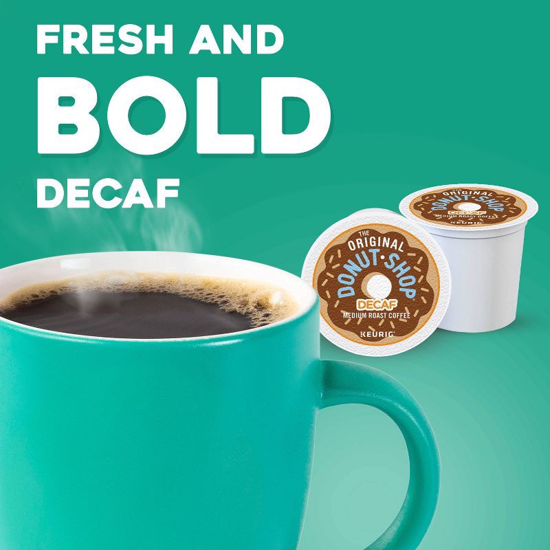 slide 4 of 16, The Original Donut Shop Decaf Medium Roast Keurig K-Cup Coffee Pods - 48ct, 48 ct