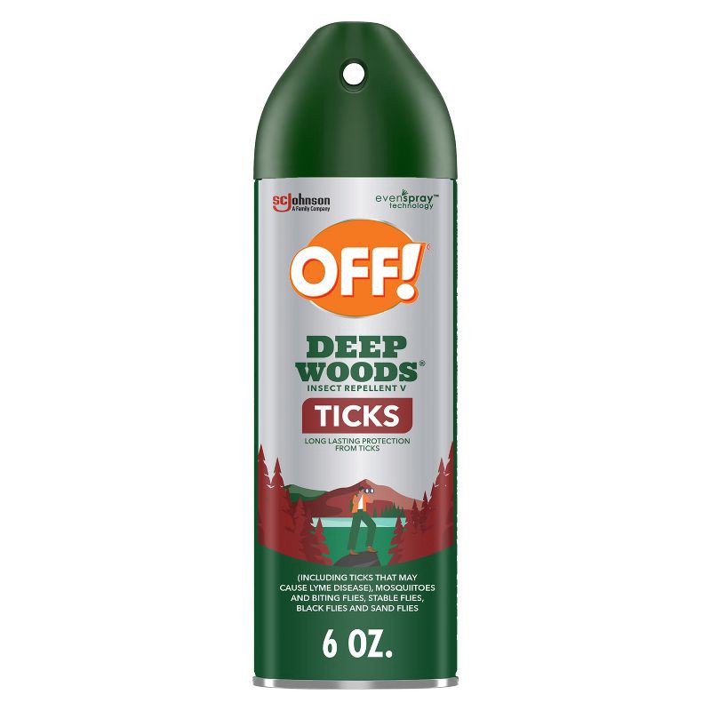 slide 1 of 13, OFF! Deep Woods Tick Spray & Flying Insect Repellent 25% DEET - 6oz, 6 oz
