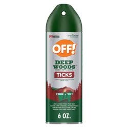 OFF! Deep Woods Tick Spray & Flying Insect Repellent 25% DEET - 6oz