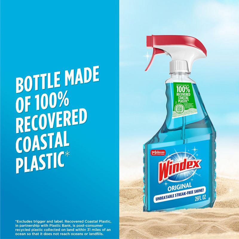 slide 8 of 8, Windex Original Blue Glass Cleaner Spray - 26 fl oz, 26 fl oz